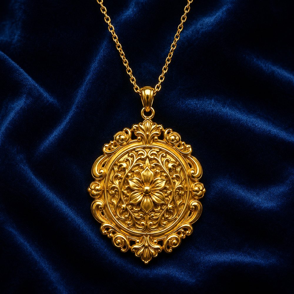 Gold pendants